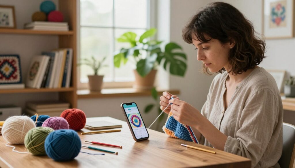 aprender crochê com aplicativos aprender crochê com aplicativos