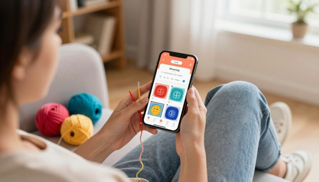 aprender crochê com aplicativos aprender crochê com aplicativos