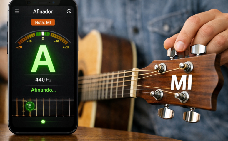 Descubra Como Afinar Seu Violão Pelo Celular de Forma 100% Gratuita