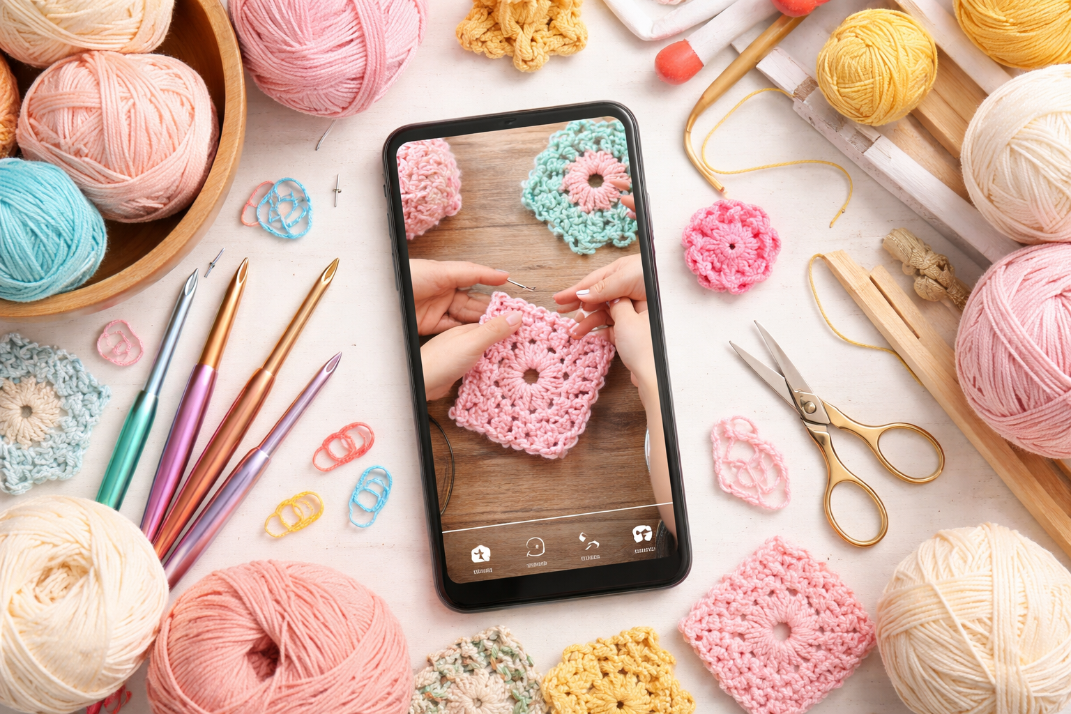 Aprenda Crochê Fácil Com Apps Gratuitos