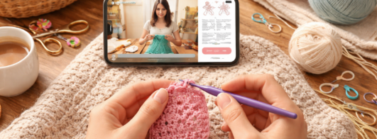 Aplicativo Grátis de Crochê: Aprenda Passo a Passo Pelo Celular