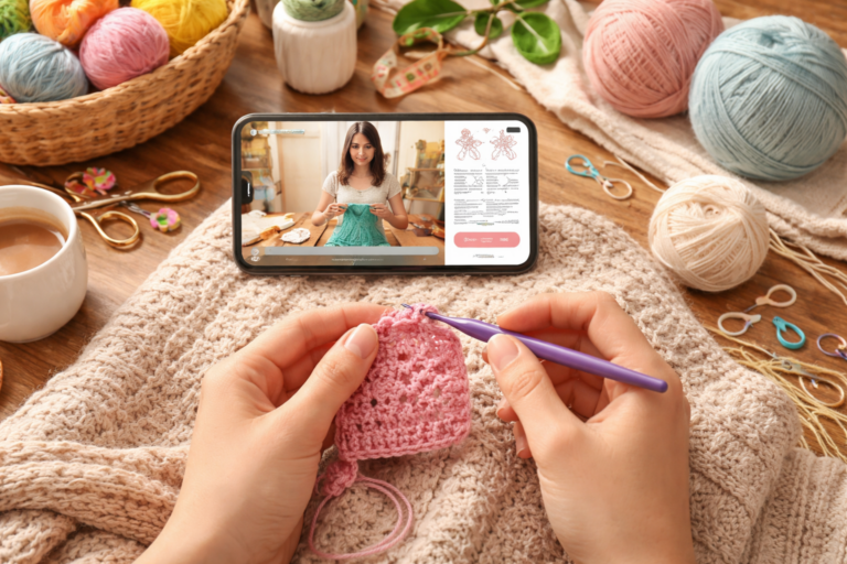 Aplicativo Grátis de Crochê: Aprenda Passo a Passo Pelo Celular
