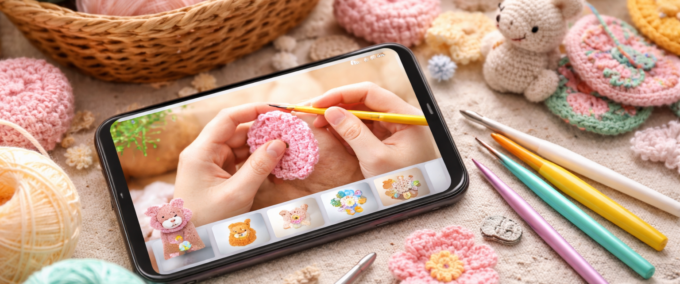 Aprenda Crochê em Casa com Aplicativo Gratuito no Celular