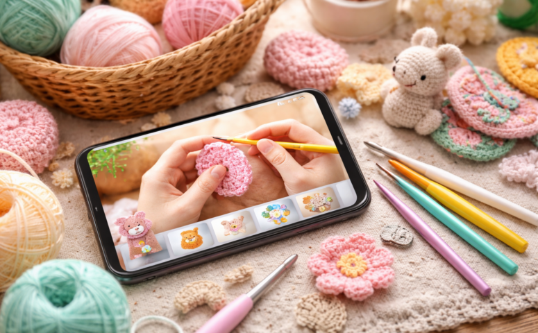 Aprenda Crochê em Casa com Aplicativo Gratuito no Celular