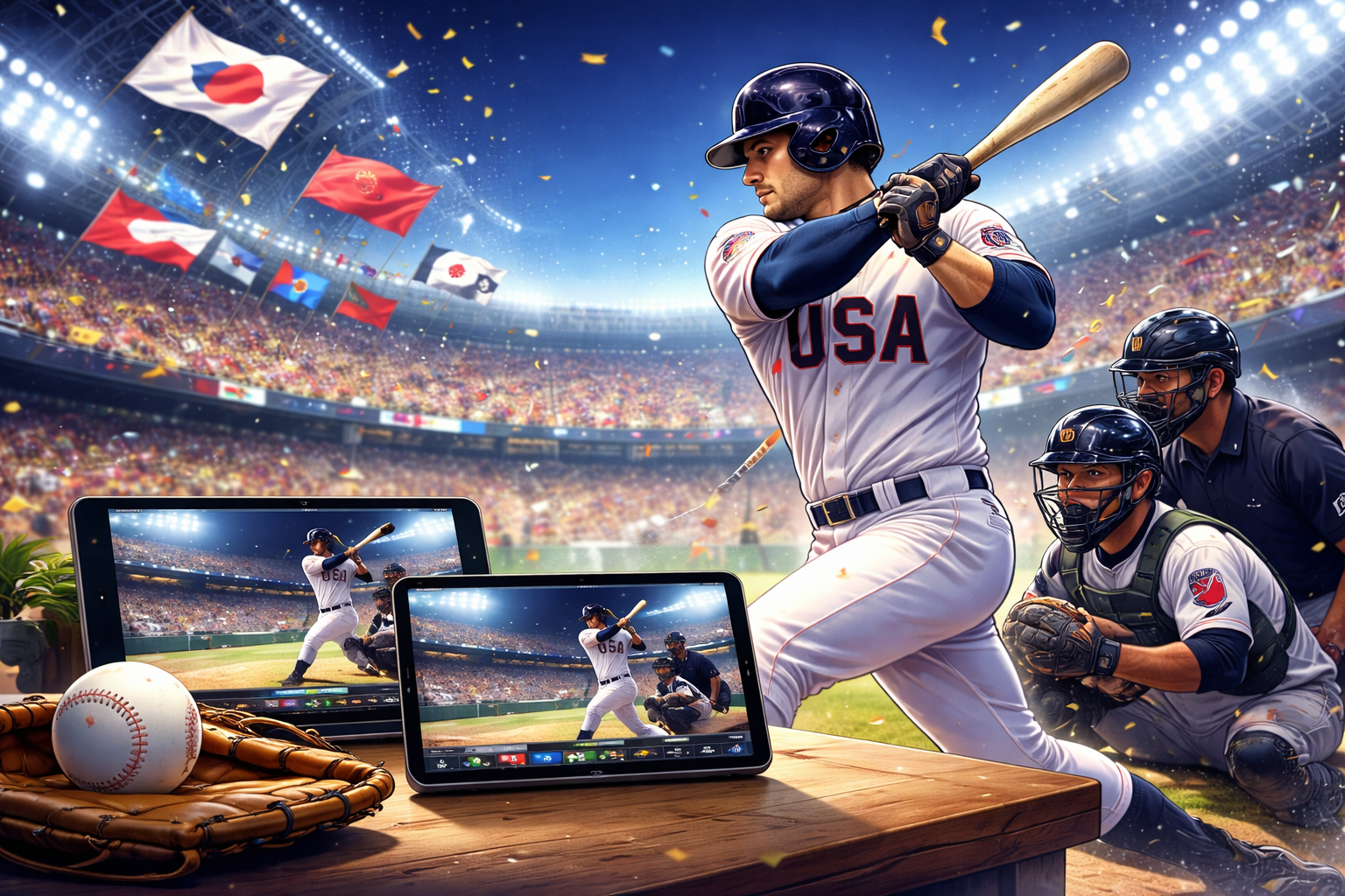 Aplicativos para Assistir World Baseball Classic 2026