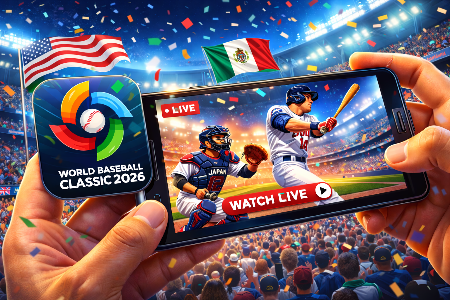 Aplicativos para Assistir o World Baseball Classic ao Vivo
