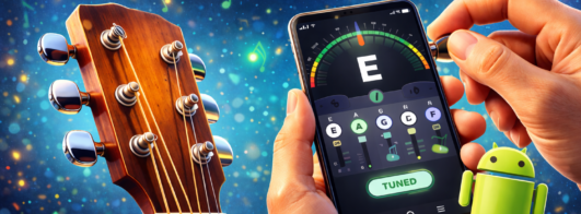 Aplicativos para afinar violão no Android