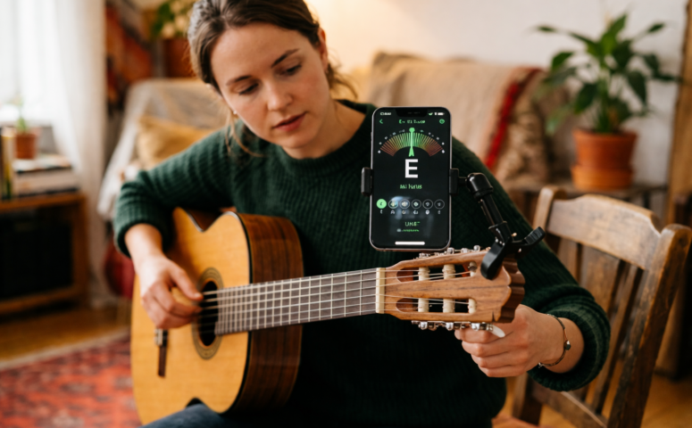 Aplicativos para afinar violão no iphone