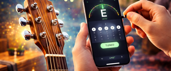 Saiba como afinar seu violão rapidamente com o celular