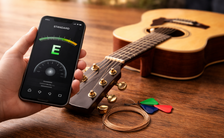 Como Usar Afinador de Violão no Celular Passo a Passo