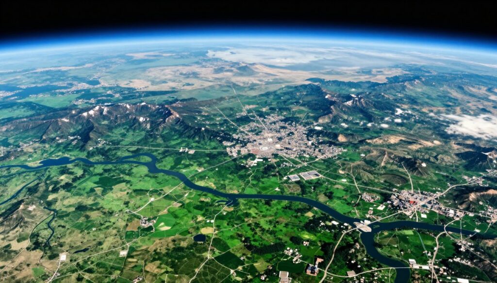 imagens de satélite em alta resolução