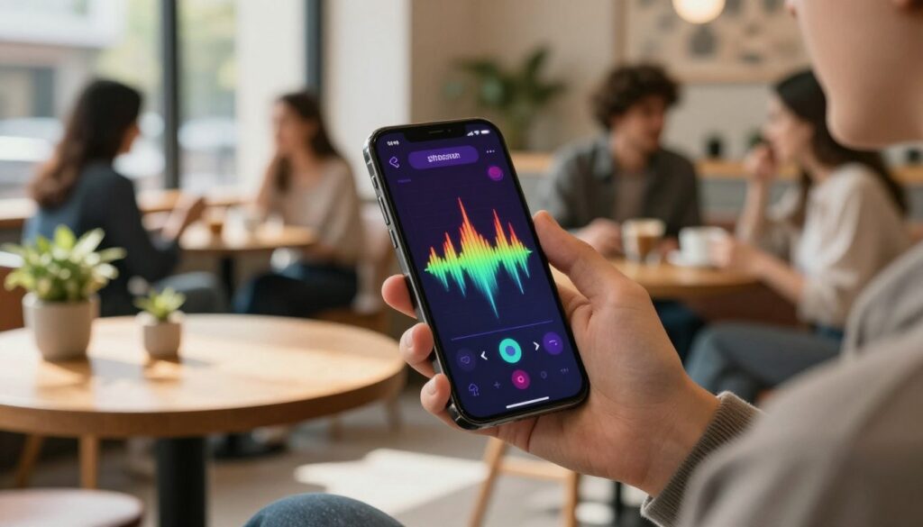 mudar voz no aplicativo