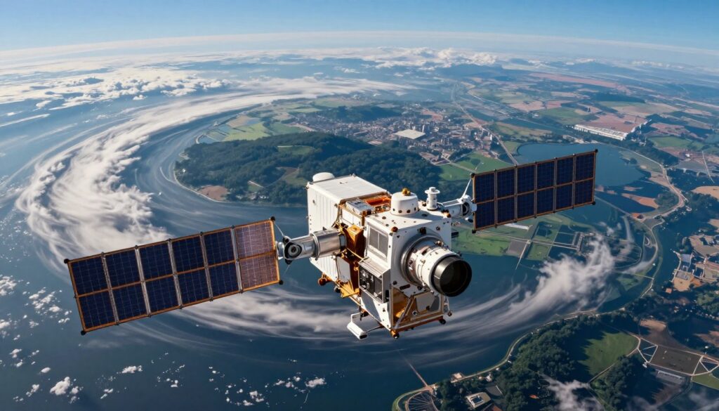 observação de terra via satélite