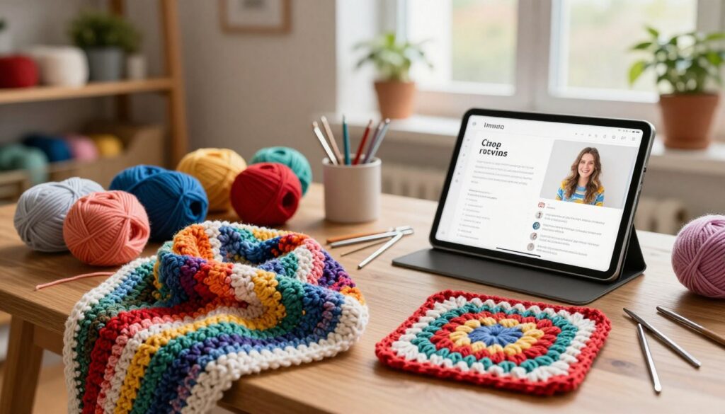 técnicas de crochê