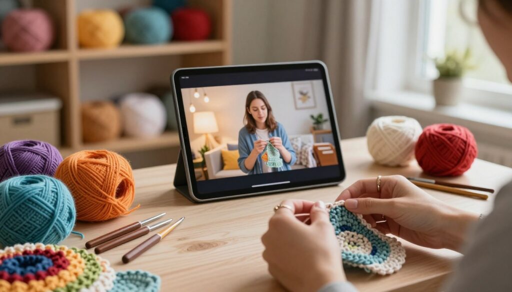 técnicas de crochê