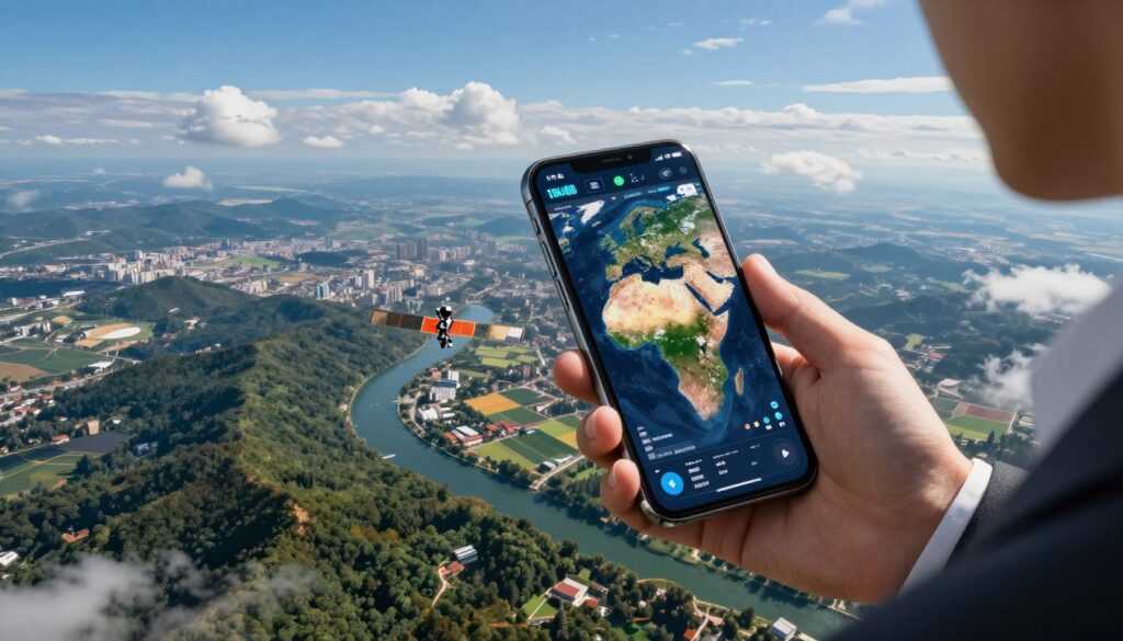 visualizar imagens de satélite