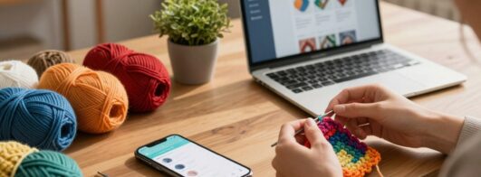 Aprenda Crochê Pelo Celular com Aplicativos Grátis