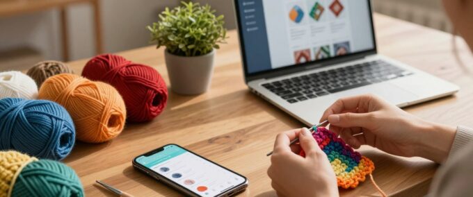 Aprenda Crochê Pelo Celular com Aplicativos Grátis