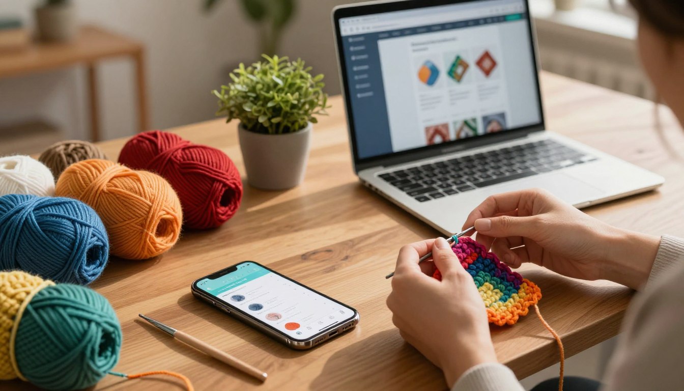 Aprenda Crochê Pelo Celular com Aplicativos Grátis