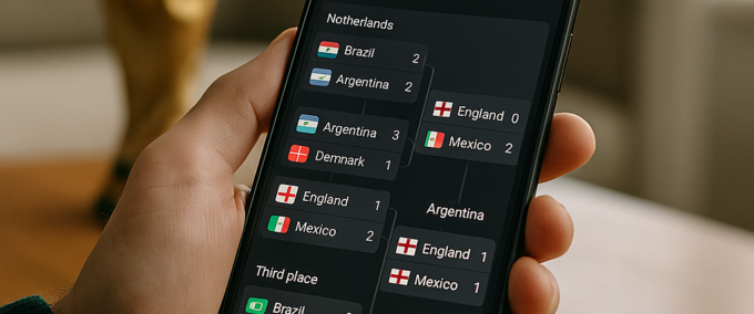 Simule resultados da Copa do Mundo 2026 no app