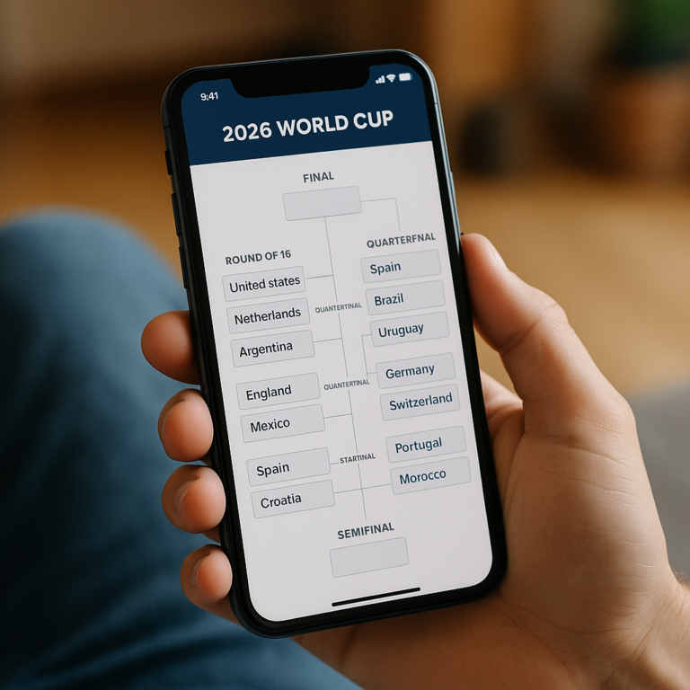 App para testar chaveamentos da Copa 2026 grátis