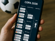 App de simulação da Copa 2026 com chaveamento completo