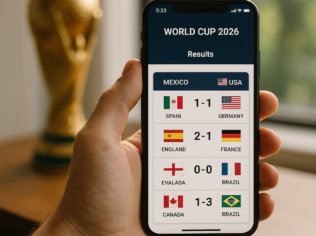 Teste resultados da Copa do Mundo 2026 com app