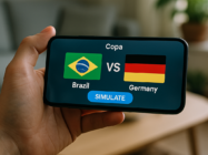 Simular confrontos da Copa com apps no celular