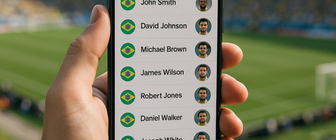 Apps para ver convocados da Copa do Mundo 2026