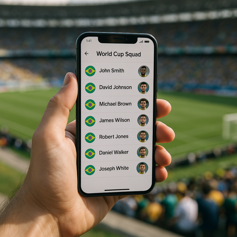 Apps para ver convocados da Copa do Mundo 2026