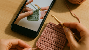 Apps grátis para aprender crochê passo a passo