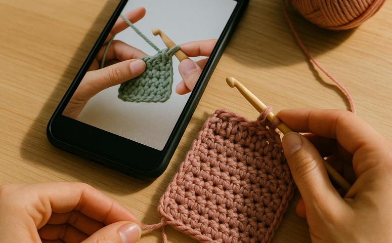 Apps grátis para aprender crochê passo a passo