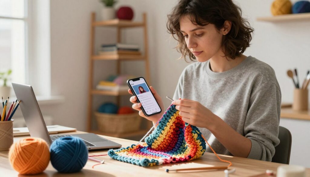 tutorial de crochê online