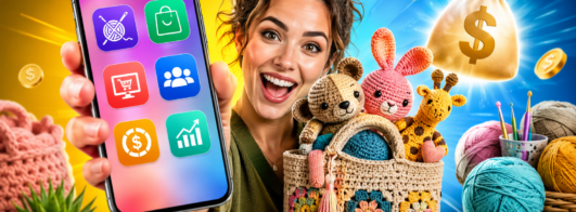 Renda Extra com Crochê: Apps Grátis para Começar Hoje