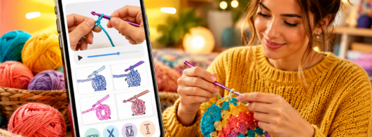 Aprenda Crochê Do Zero Com Um App Grátis