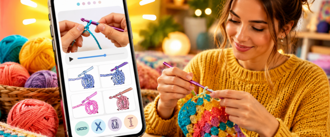Aprenda Crochê Do Zero Com Um App Grátis