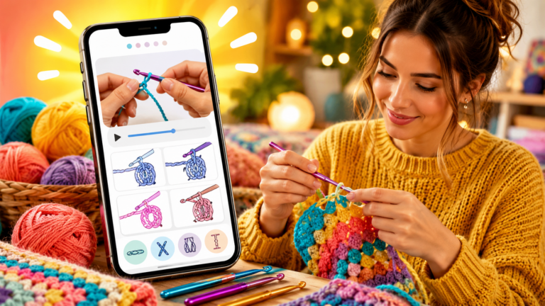 Aprenda Crochê Do Zero Com Um App Grátis
