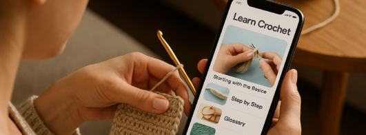 Aprenda Croche do Zero com App Prático