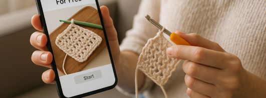 Aprenda Crochê Grátis com App no Celular