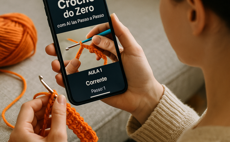 Aprenda Croche do Zero com Aulas Passo a Passo