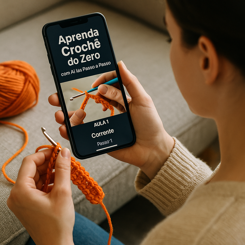 Aprenda Croche do Zero com Aulas Passo a Passo