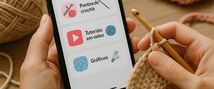 Melhores Aplicativos para Aprender Crochê