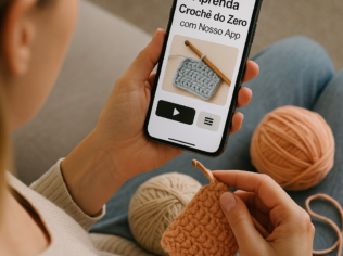 Aprenda Crochê do Zero com Nosso App