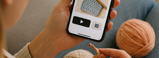 Aprenda Crochê do Zero com Nosso App