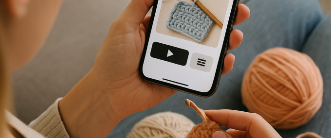 Aprenda Crochê do Zero com Nosso App