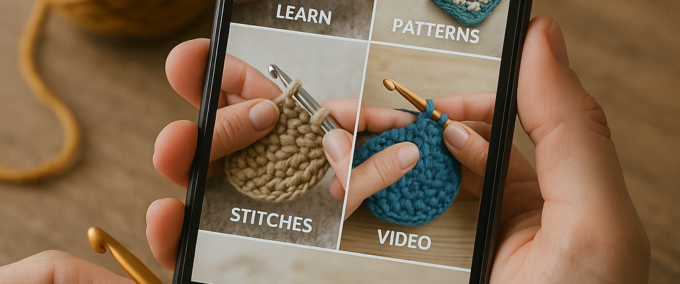 Apps Grátis para Aprender Crochê no Celular