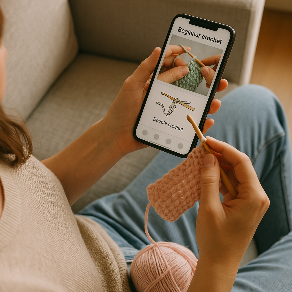 Aprenda Croche do Zero com App Prático