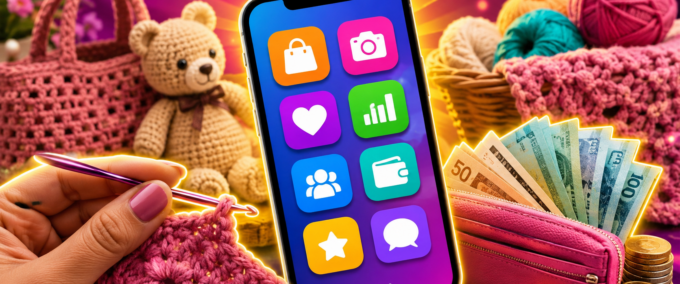 Apps Grátis para Aprender Crochê e Ganhar Dinheiro