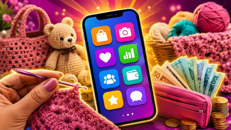 Apps Grátis para Aprender Crochê e Ganhar Dinheiro