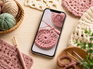 Apps de Crochê Que Ensinam Passo a Passo